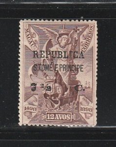 St Thomas and Prince Islands 175 MH Surcharge
