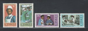 South Africa - Ciskei 1982 Nursing Scott # 34 - 37 MNH