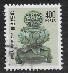 Korea #1267 400w Koryo Celadon Incense Burner ~ Used