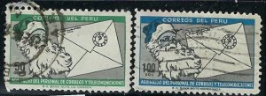 Peru 495-96 Used 1965 issue (mm1182)