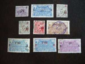 Stamps - French Guiana - Scott# 100-108 - Used Set of 9 Stamps