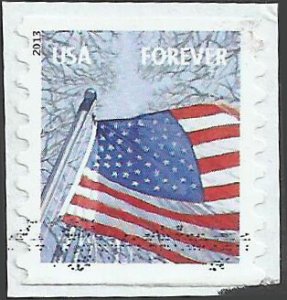 # 4767 USED FLAG IN WINTER