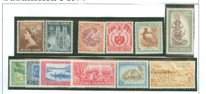 Samoa (Western Samoa) #203-212/214-215 Unused Single (Complete Set)