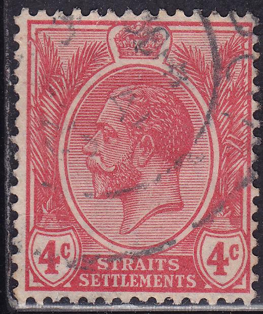 Straights Settlement 183 USED 1921 King George V