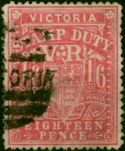 Victoria 1886 1s6d Bright Rose-Carmine SG267a Good Used