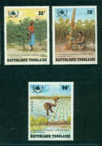 Togo Scott #1182-1184 MNH World Food Program $$