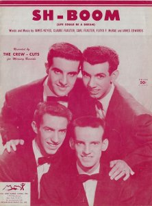 1954 - SH-BOOM by The Crew-Cuts. Sheet Music. - Ephemera 1261