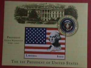LIBERIA : 2009, SC#2567 THE 1ST PRESIDENT OF UNITED STATES- GEORGE WASHINGTON