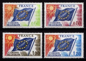 Council of Europe 1975-76 Inscr. ‘FRANCE’, Set [Mint]