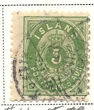 Iceland #16  (U)  CV $15.50