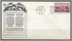 US #792 Navy Issue Anderson FDC