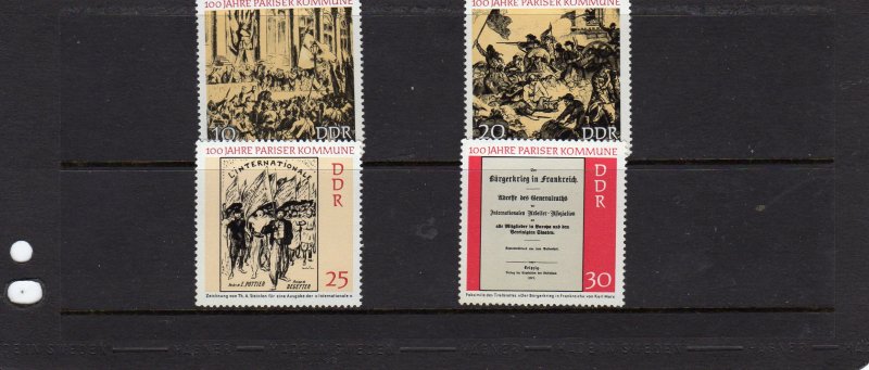 DDR 1971  Anniv of Pariser Commune MNH