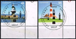 Germany,Sc.#2344-5 used Lighthouses