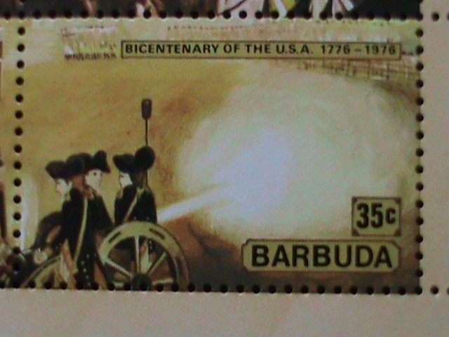 ​BARBUDA 1976- BICENTENARY OF AMERICAN REVOLUTIONARY MNH S/S #1 VERY FINE