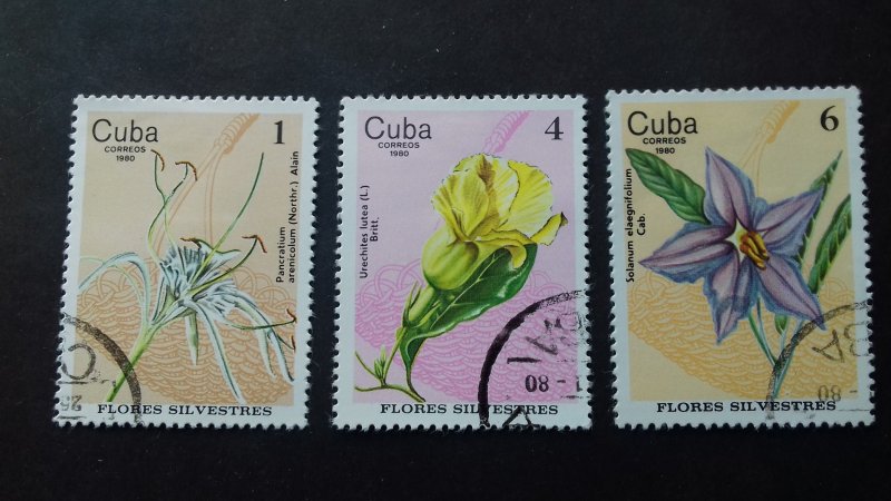 Cuba 1980 Forest Flowers Used