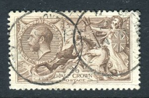 GB 1918 KGV. Seahorses. 2/6d pale brown. Used. SG415a.