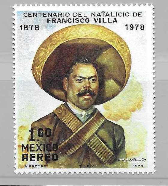 Mexico C568 Pancho Villa single MNH