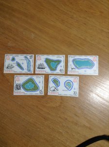 Kiribati  #  475-479  MNH