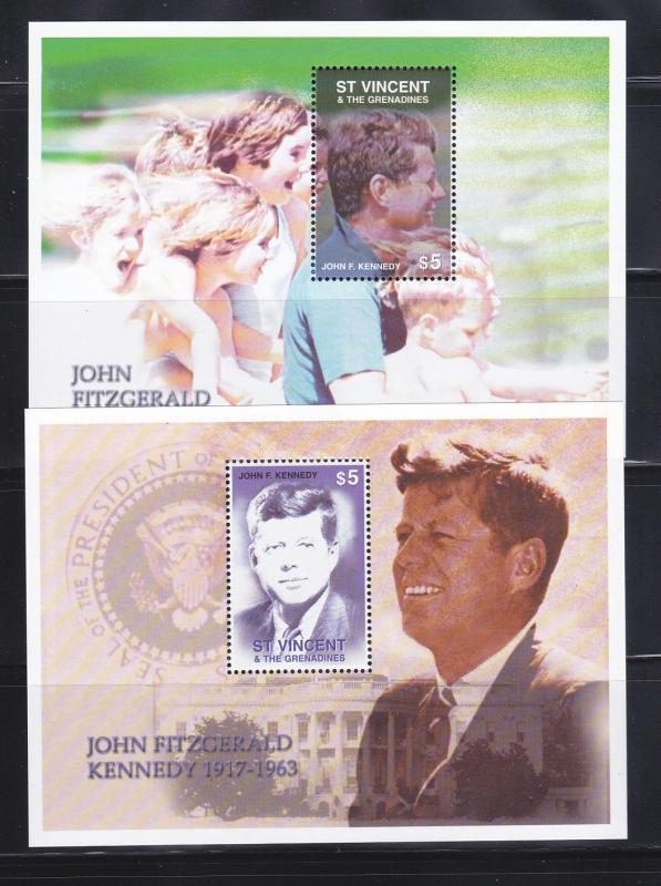 St Vincent Grenadines NSL MNH John F Kennedy (A)