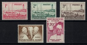 GUINEA 1959 - Local motives /  set MNH