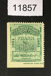 MOMEN: US STAMPS # 16T24 MINT OG LH LOT #11857