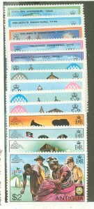 Antigua #369-378/383-386 Unused Single (Complete Set)