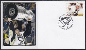 CANADA # 2942.11 SID CROSBY HOCKEY STAMP on FIRST DAY COVER