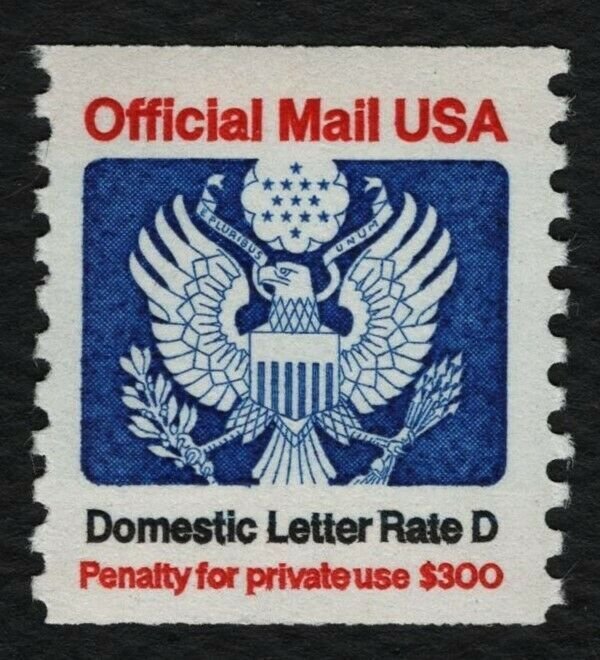 #O139 'D' Letter Rate Official Mail, Mint [1] **ANY 5=FREE SHIPPING**