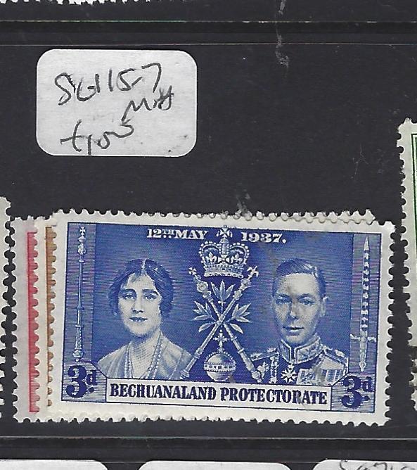 BECHUANALAND   (P2110B)  KGVI  CORONATION SG 115-117   MNH