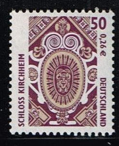 Germany 2001, Sc.#1842 MNH Historic Sights: Ceiling of Fugger Palace, Kirchheim