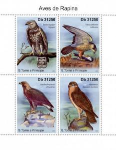 SAO TOME E PRINCIPE 2011 SHEET BIRDS OF PREY st11209a