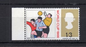 1/3 WORLD CUP (NON-PHOSPHOR) UNMOUNTED MINT + SMALL YELLOW-OLIVE COLOUR SHIFT