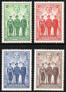 Australia Stamps # 184-7 MLH VF Scott Value $23.00