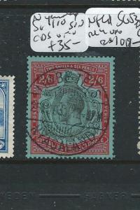 NYASALAND  (PP2309B) KGV 2/6 SG110 VILLAGE SON CDS VERY NICE  VFU