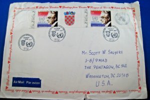 CROATIA 1997  -  LARGE ENVELOPE FDC  WITH CONTENTS     (GG-C6)