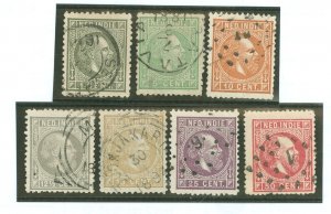 Netherlands Indies #4/8-11/13/15a Used Single