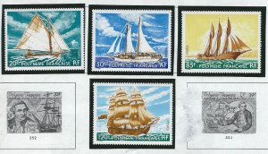 French Polynesia mnh  Scott Cat # 296-299