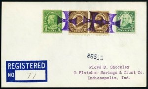 Pretty Geometric Fancy Cancel Registered Cover -- Stuart Katz