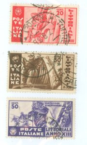 Italy #342-344 Used Single (Complete Set)