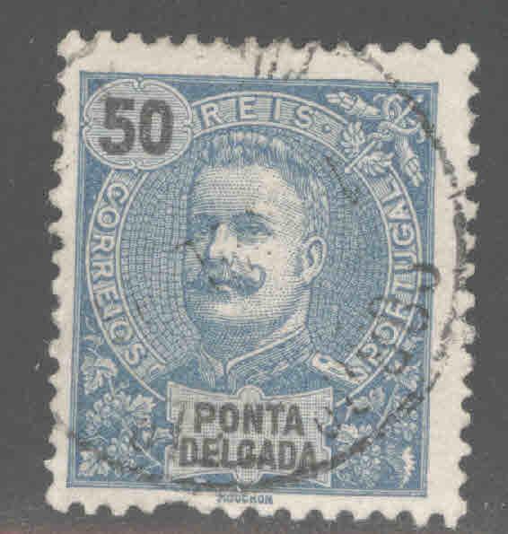 Ponta Delgada  Scott 21 Used  King Carlos