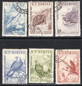 Thematic stamps ROMANIA 1960 FAUNA 2702/7 used
