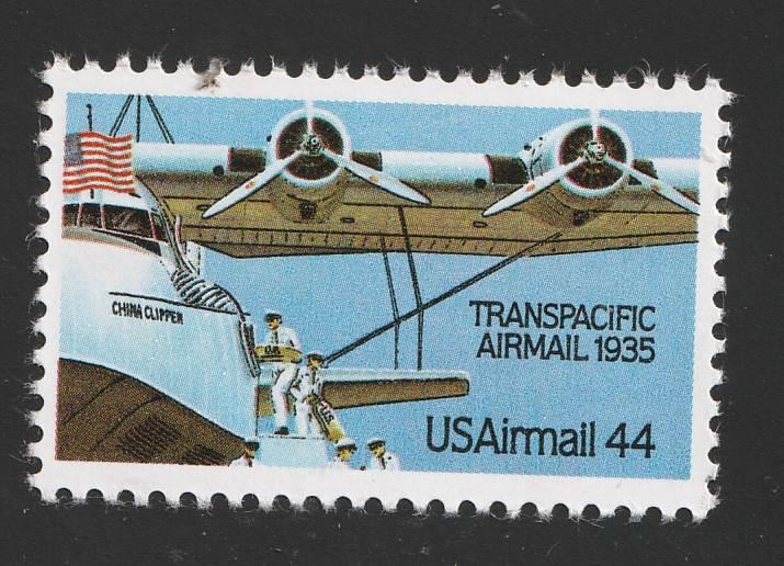 SC# C115 - (44c) - Transpacific Airmail - 50th Anniv, MNH single