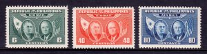 Philippines - Scott #C64-C66 - MNH - Gum bump #C65 - SCV $4.50