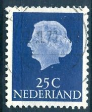 Netherlands; 1953: Sc. # 348: Used Single Stamp