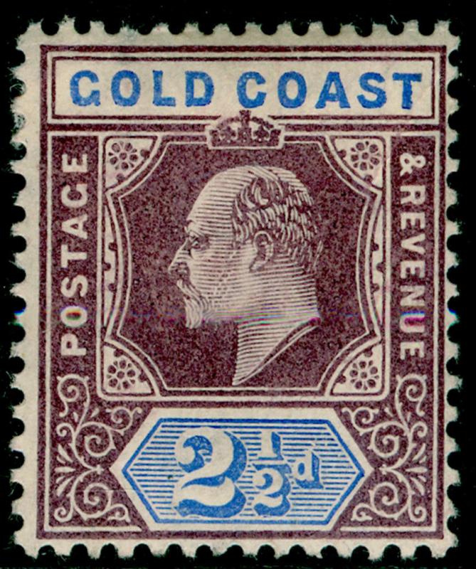 GOLD COAST SG52, 2½d dull purple & ultramarine, M MINT. Cat £65. WMK MULT CA.