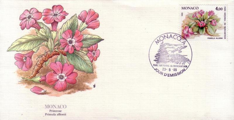 Monaco FDC SC# 1471 Primrose allionii L72