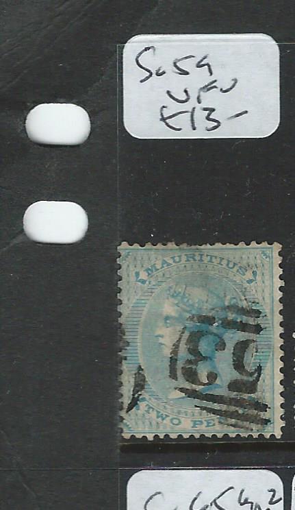 MAURITIUS   (PP2107B) QV  2D   SG 59  VFU