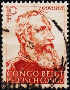 Belgium(Congo).1947 10f S.G.272 Fine Used