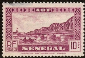 Senegal 147  - Mint-H - 10c Faidherde Bridge (1935)