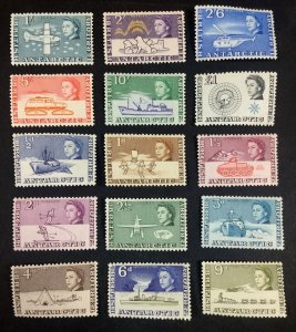 MOMEN: BRITISH ANTARCTIC SG #1-15 1963 MINT OG NH £180+ LOT #68159